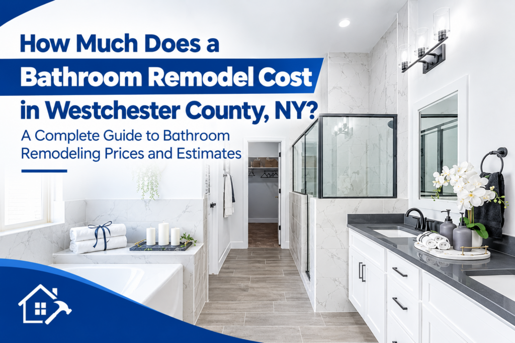 Bathroom remodel in Westchester County NY